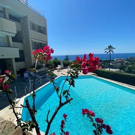 Amazing Sea Overview With Swimmingpool * Sanremo
