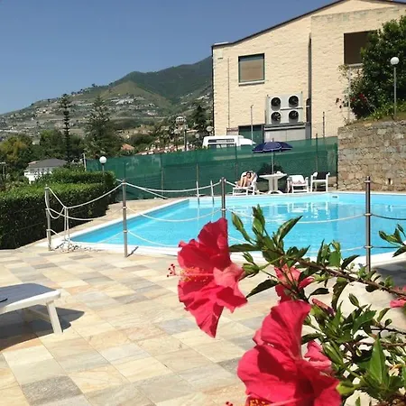 Amazing Sea Overview With Swimmingpool Sanremo