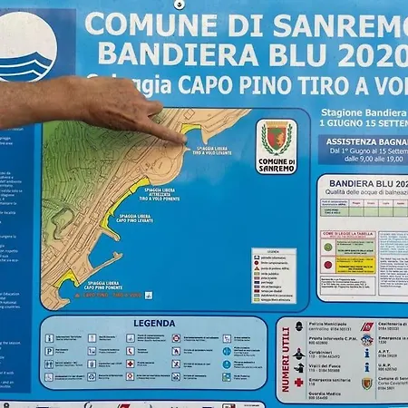 Amazing Sea Overview With Swimmingpool Appartement San Remo